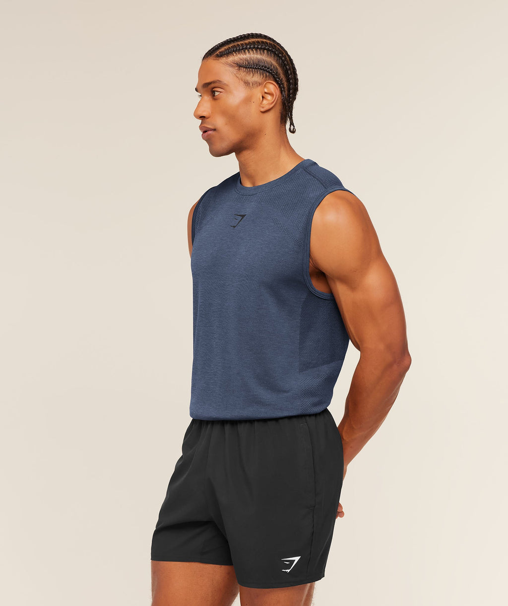 Lightweight Seamless Tank - Heavy Blue/Marl — imagem 3