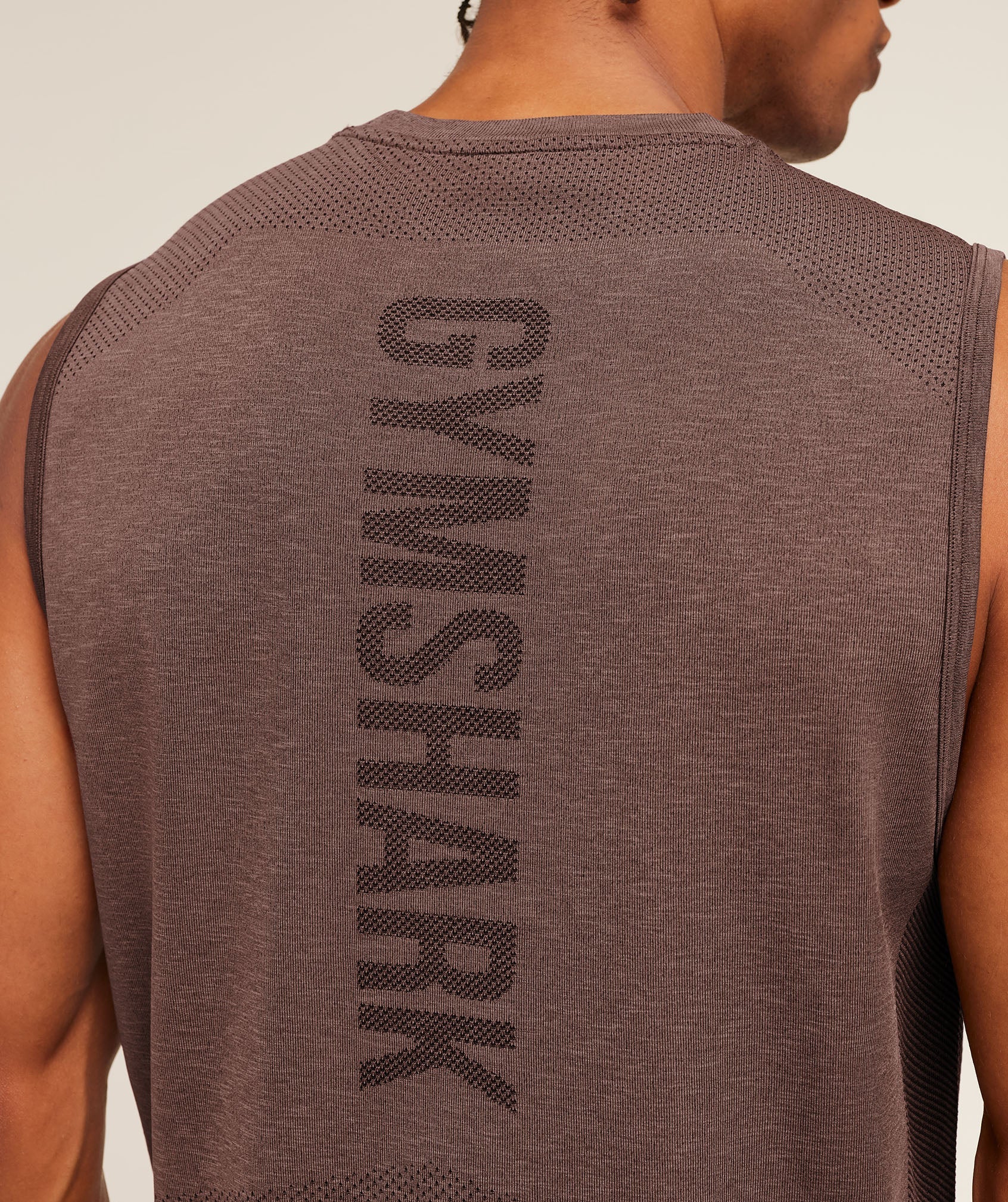 Lightweight Seamless Tank - Soft Brown/Marl — imagem 5