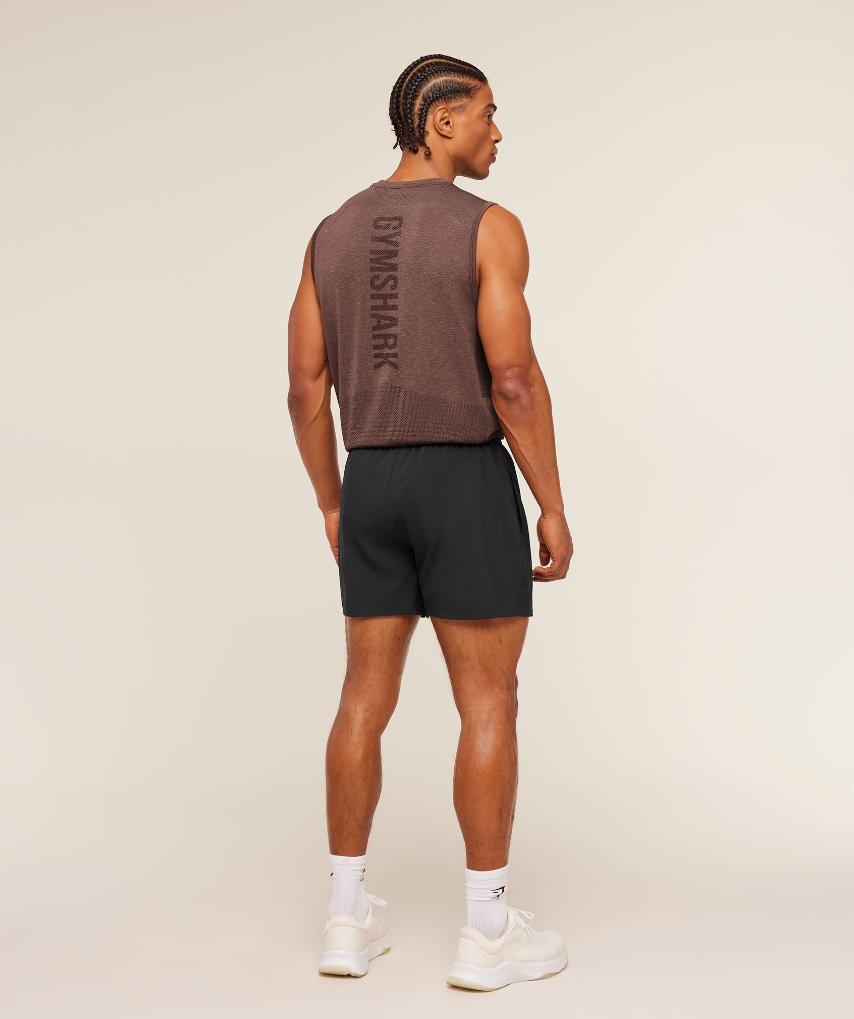 Lightweight Seamless Tank - Soft Brown/Marl — imagem 7