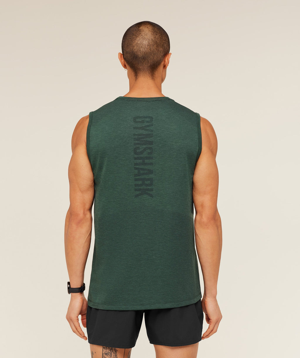 Lightweight Seamless Tank - GS Victory Green/ Marl — imagem 2
