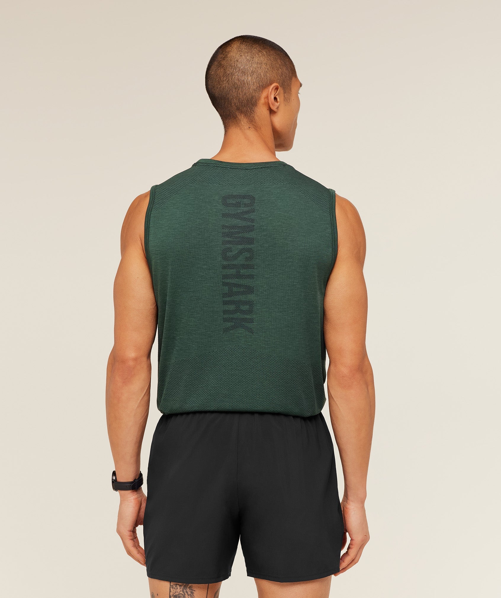 Lightweight Seamless Tank - GS Victory Green/ Marl — imagem 4