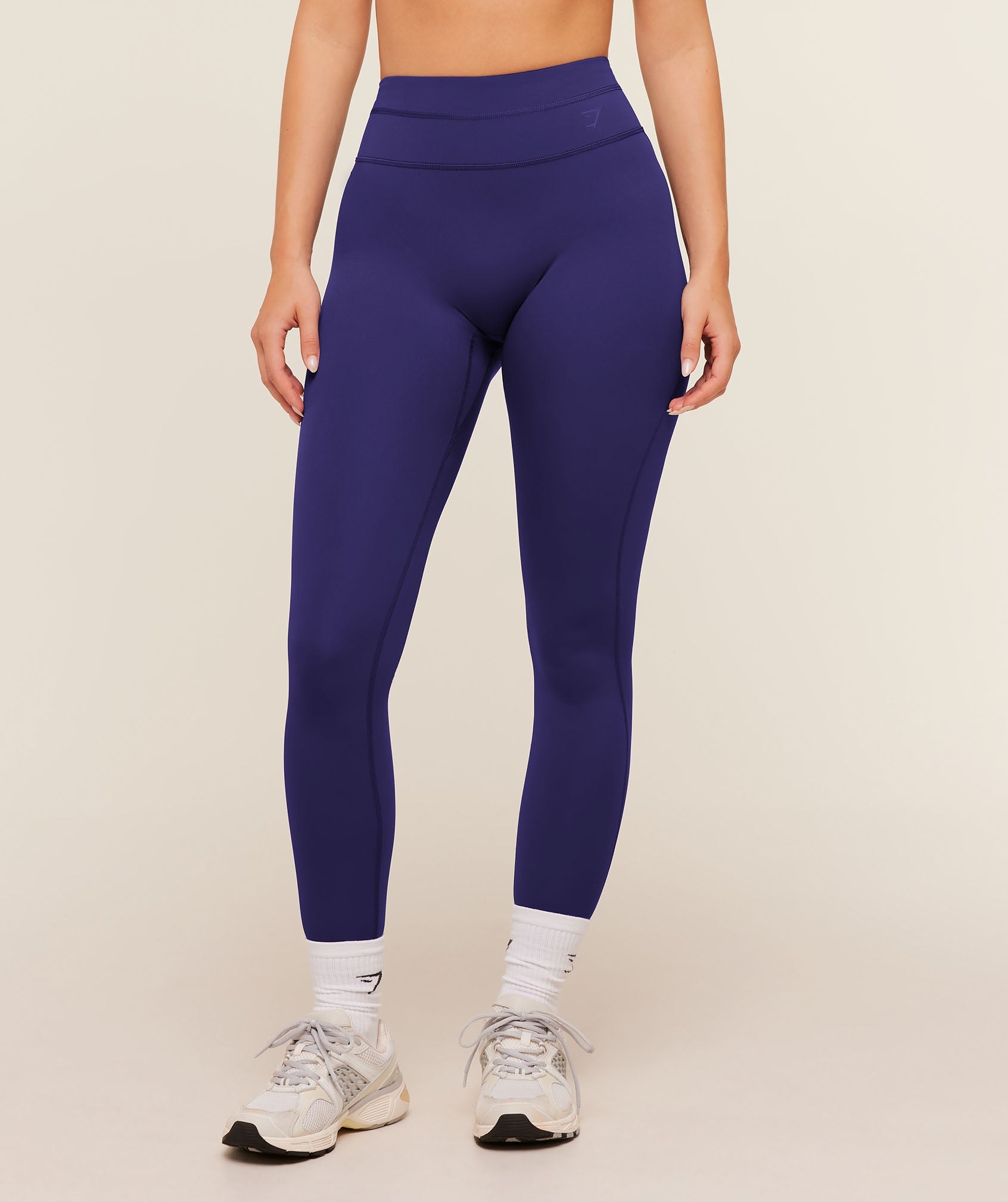 Crossover Back Leggings - Indigo Purple — imagem 2