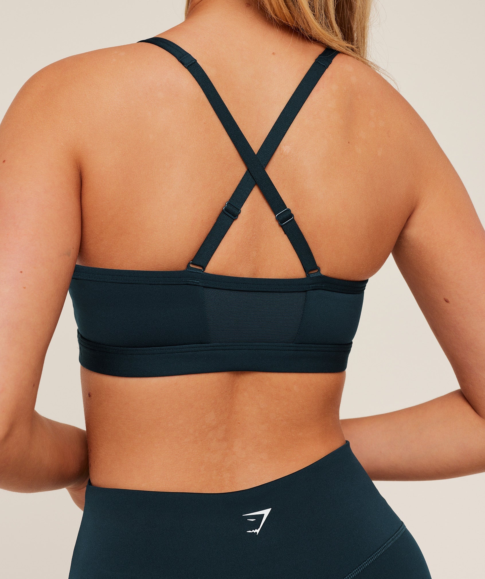Ruched Sports Bra - Deep Petrol Blue — imagem 4