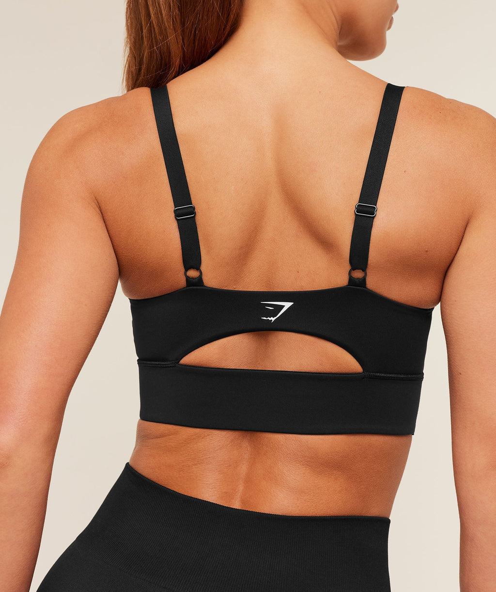 Twist Front Sports Bra - Black — imagem 4