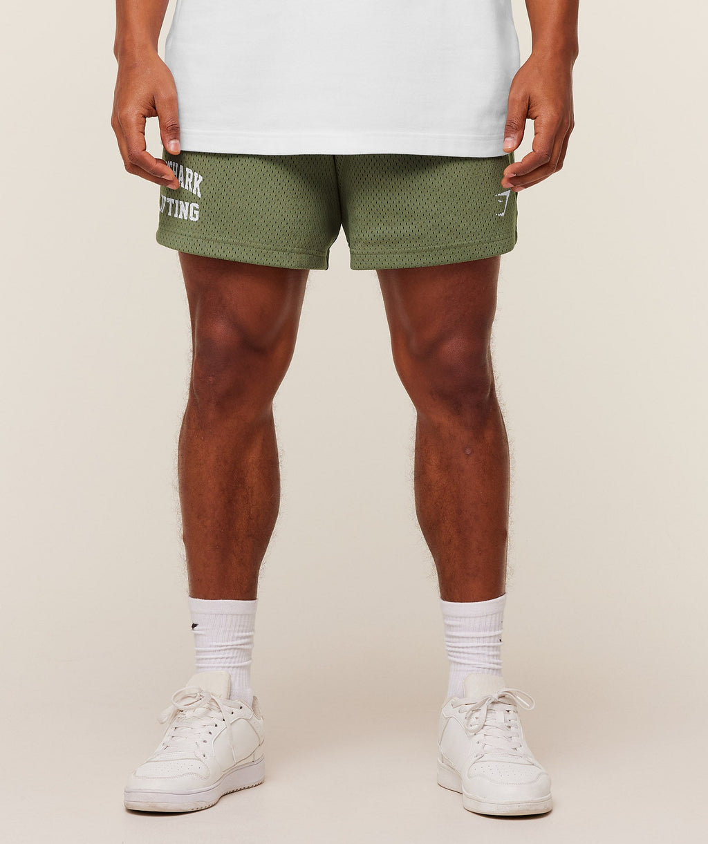 Lifting Mesh 5" Shorts - GS Grounded Green — imagem 1
