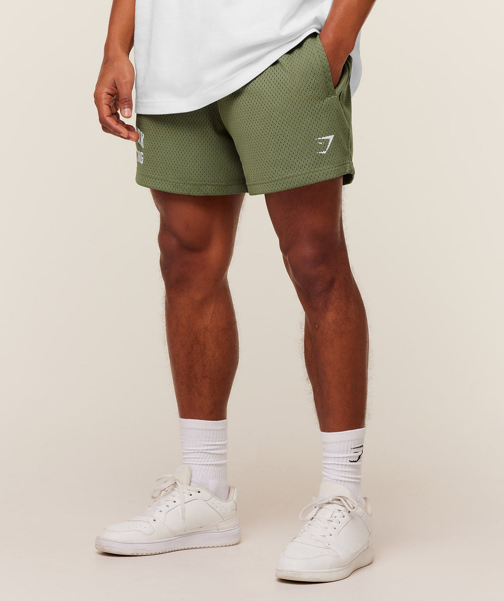 Lifting Mesh 5" Shorts - GS Grounded Green — imagem 2