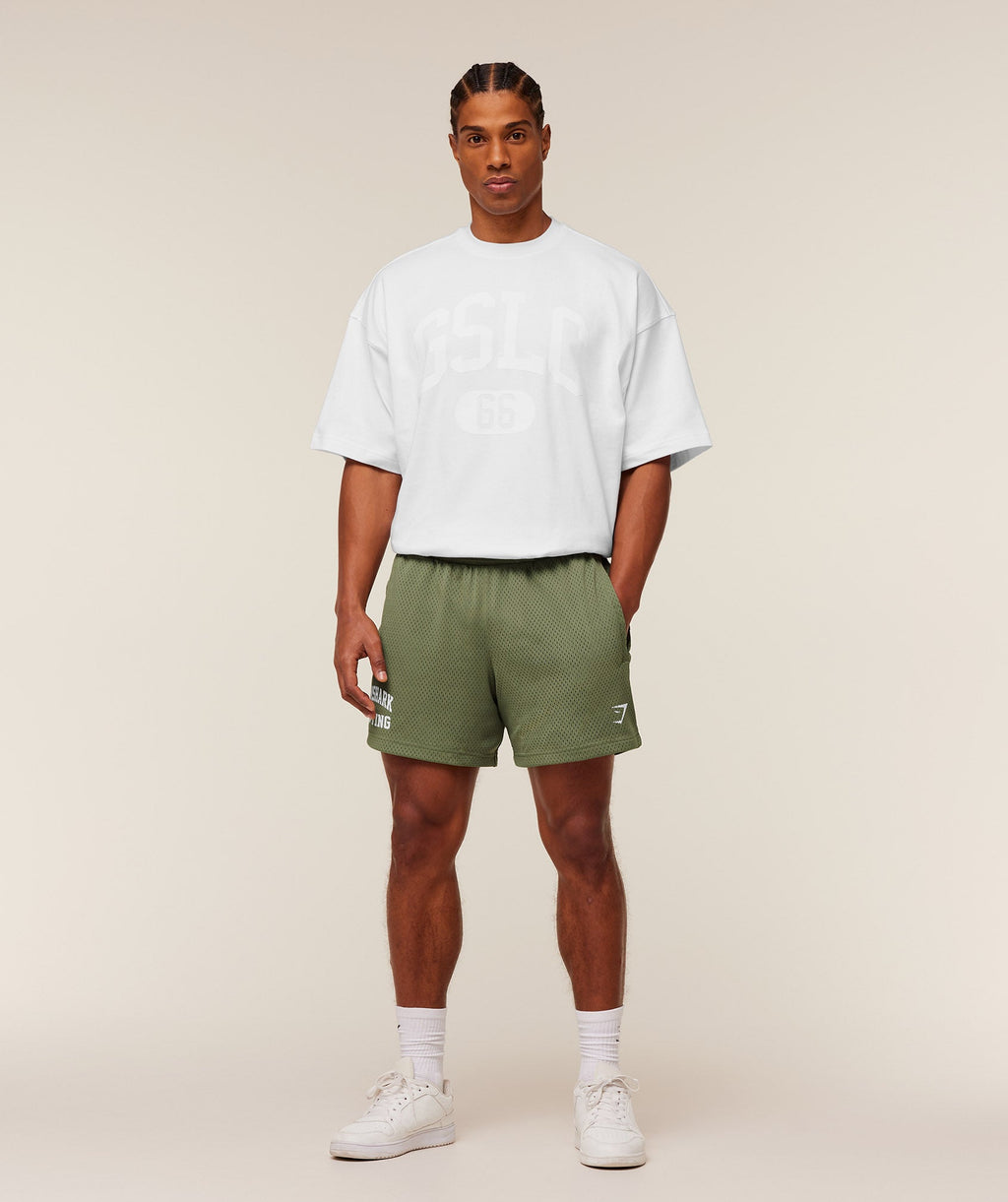 Lifting Mesh 5" Shorts - GS Grounded Green — imagem 6