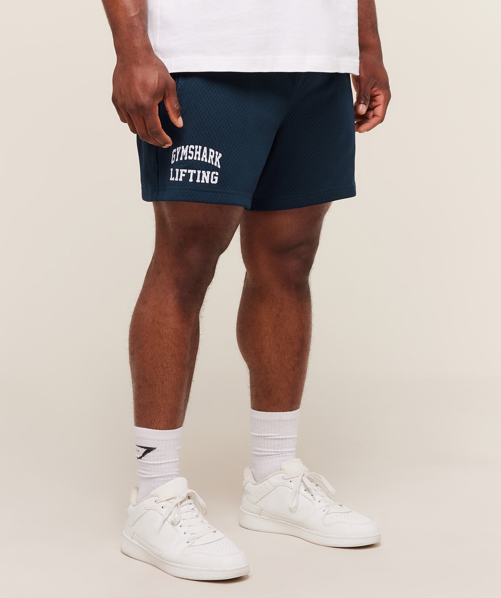 Lifting Mesh 5" Shorts - Navy — imagem 3