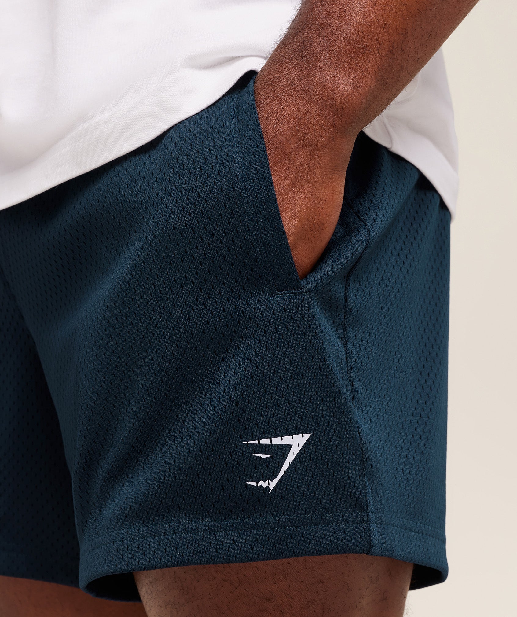 Lifting Mesh 5" Shorts - Navy — imagem 6