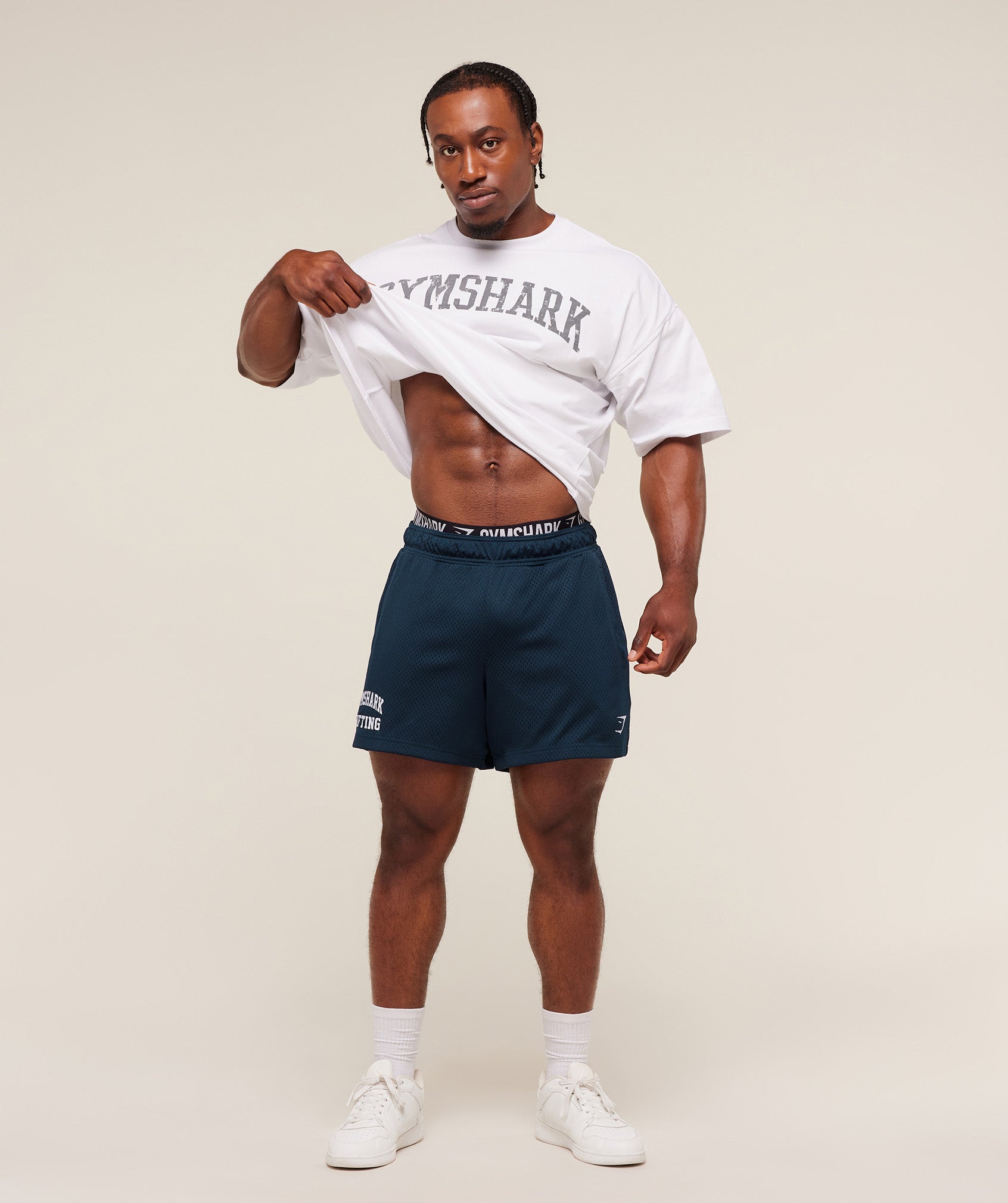 Lifting Mesh 5" Shorts - Navy — imagem 4