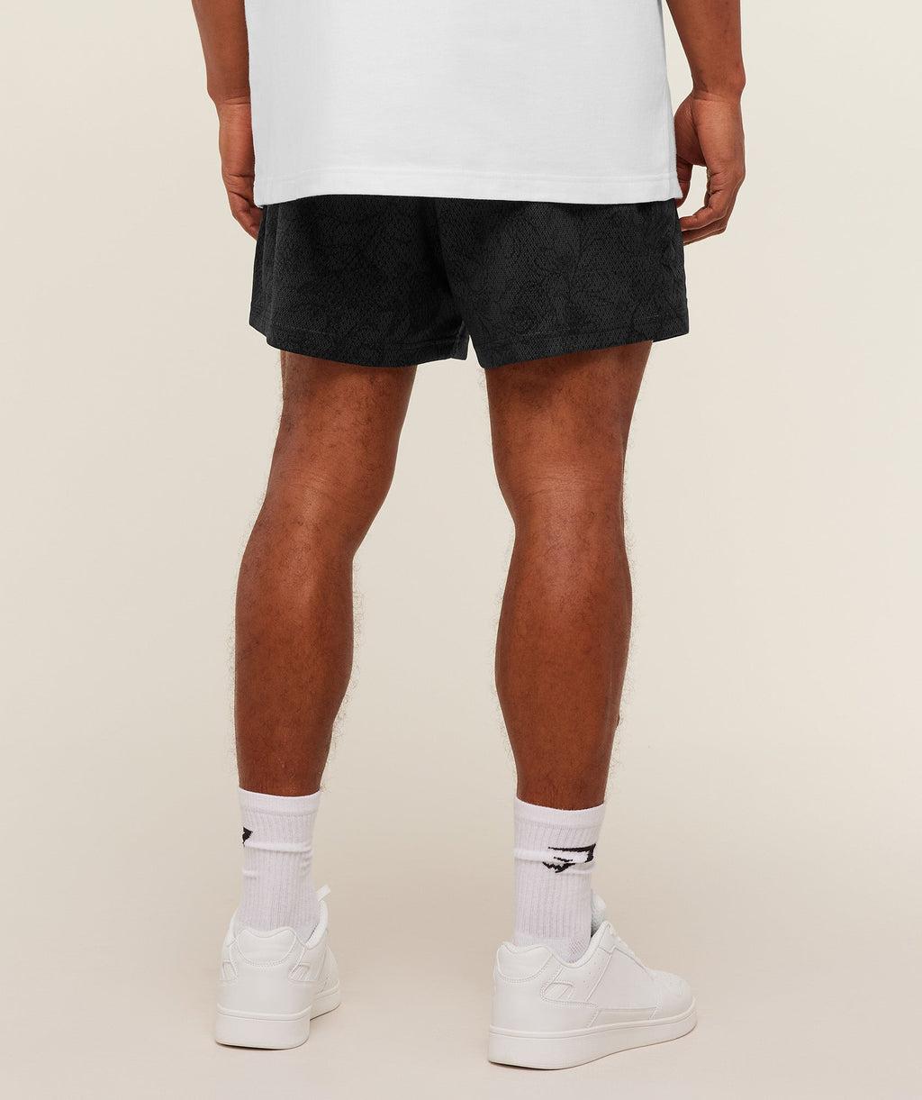 Lifting Mesh 5" Shorts - Black/Grey — imagem 2