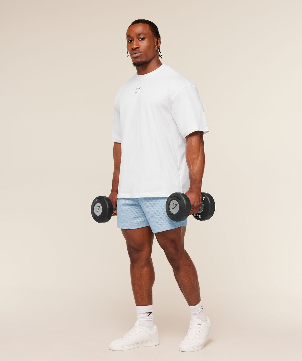 Lifting Mesh 5" Shorts - Chilled Blue — imagem 7