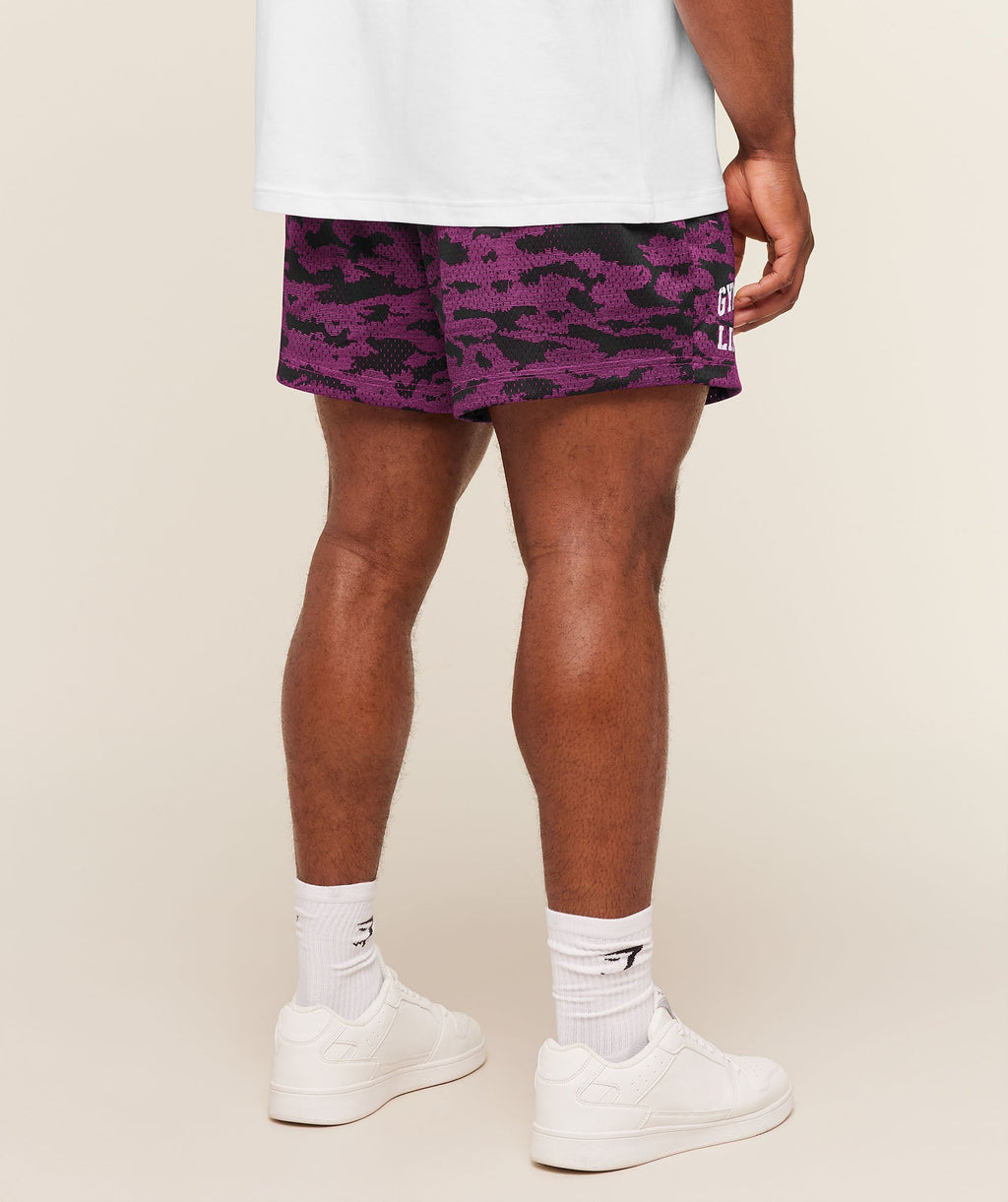 Lifting Mesh 5" Shorts - Super-Set Pink — imagem 2