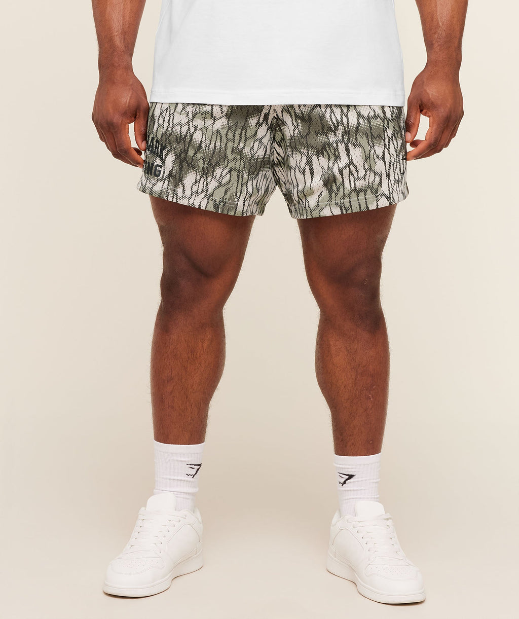 Lifting Mesh 5" Shorts - Pebble Grey — imagem 1