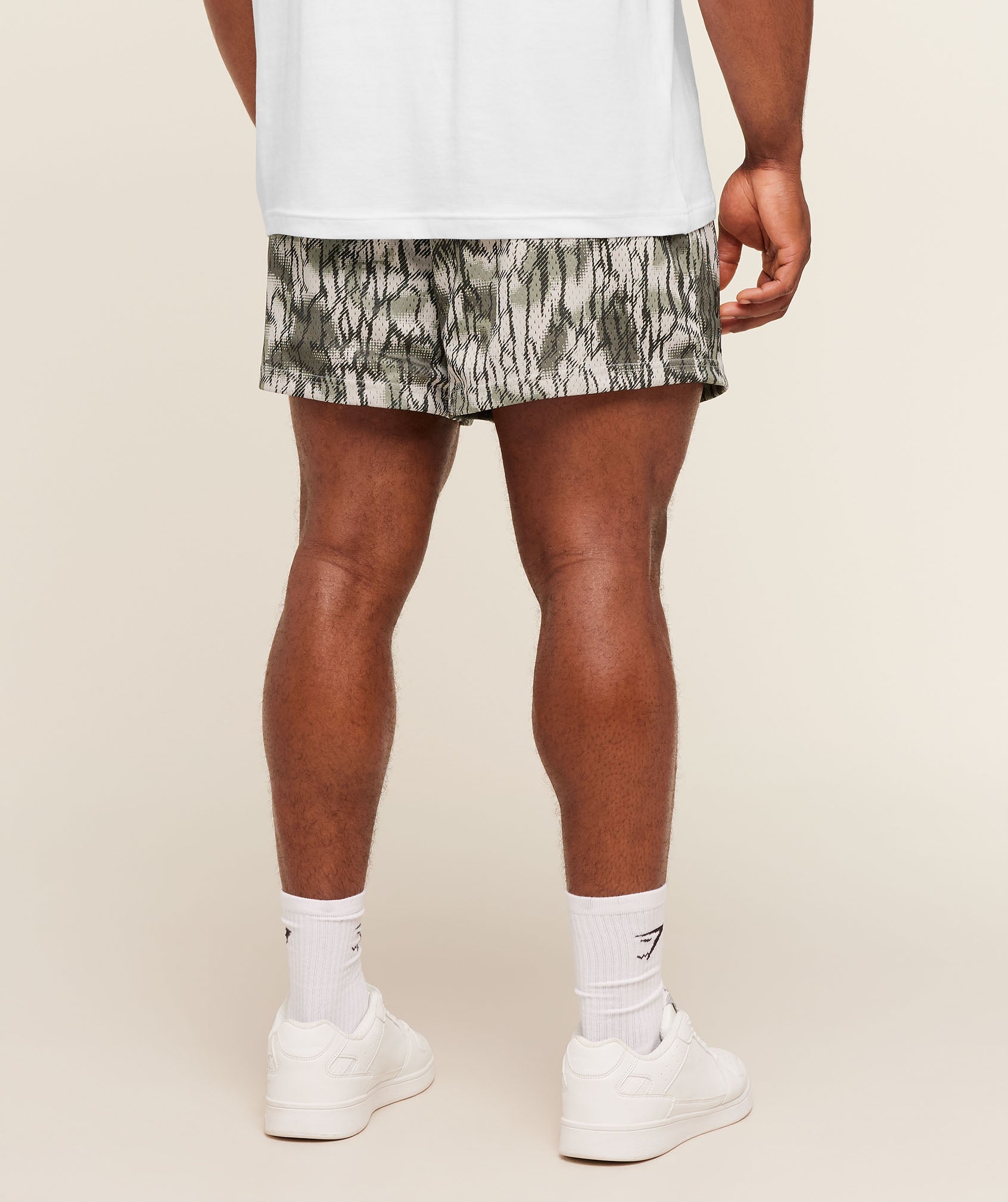 Lifting Mesh 5" Shorts - Pebble Grey — imagem 2