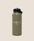 Metal Insulated Straw Bottle 1L - GS Grounded Green — imagem 1
