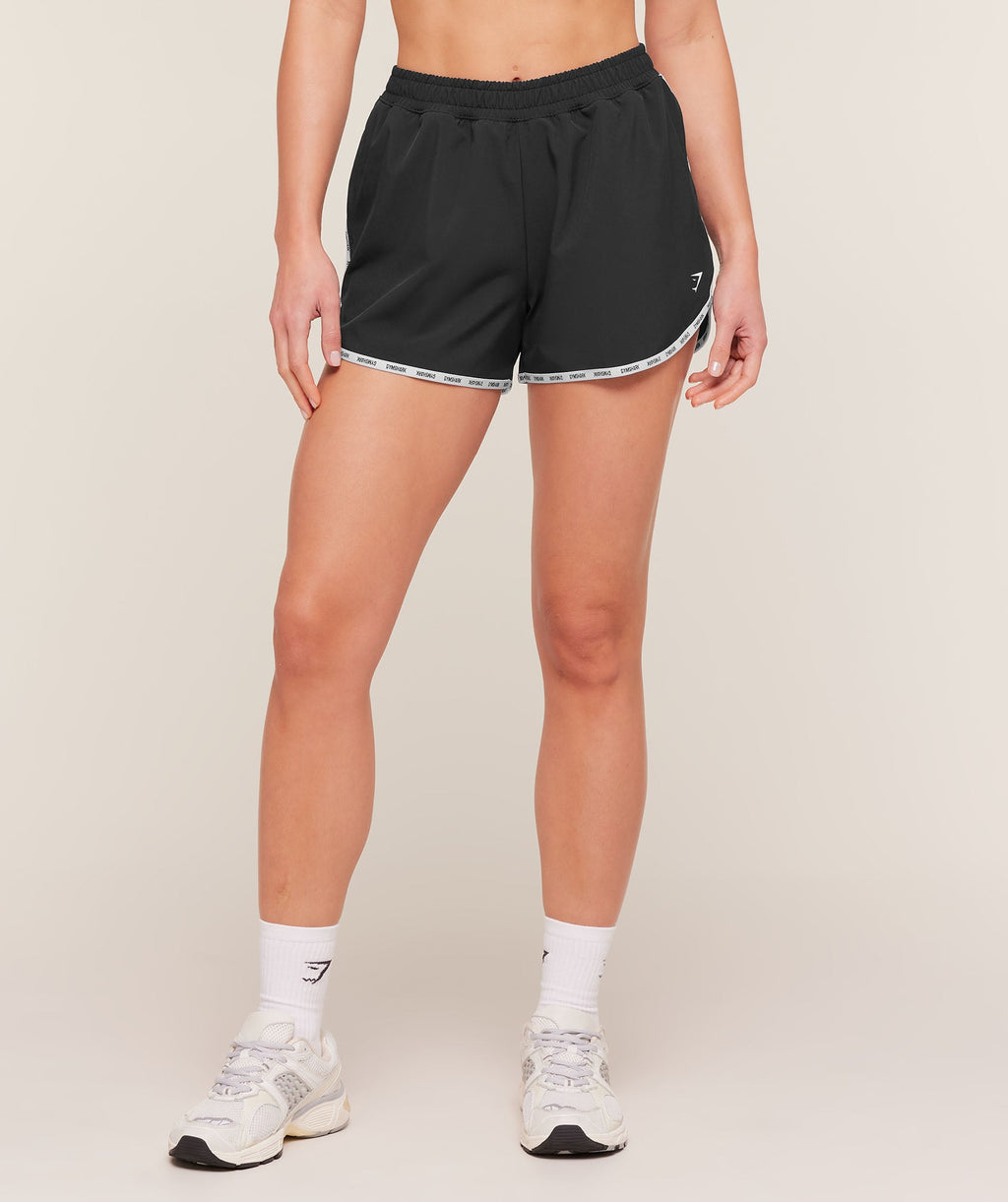 Micro Logo Shorts - Black — imagem 1