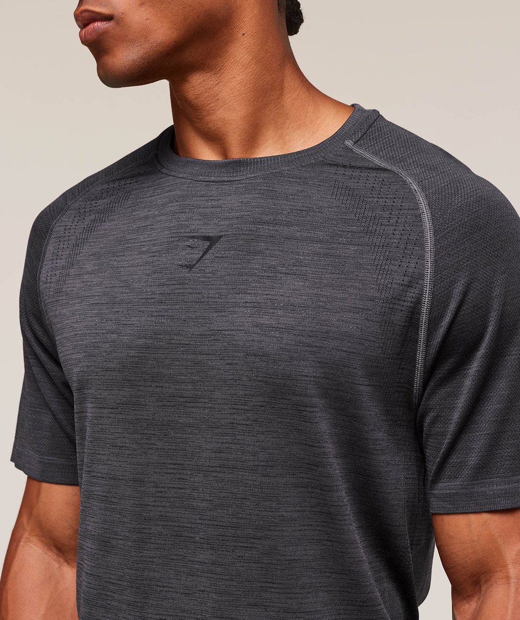 Versatile Seamless T-Shirt - Dark Grey/Black — imagem 4