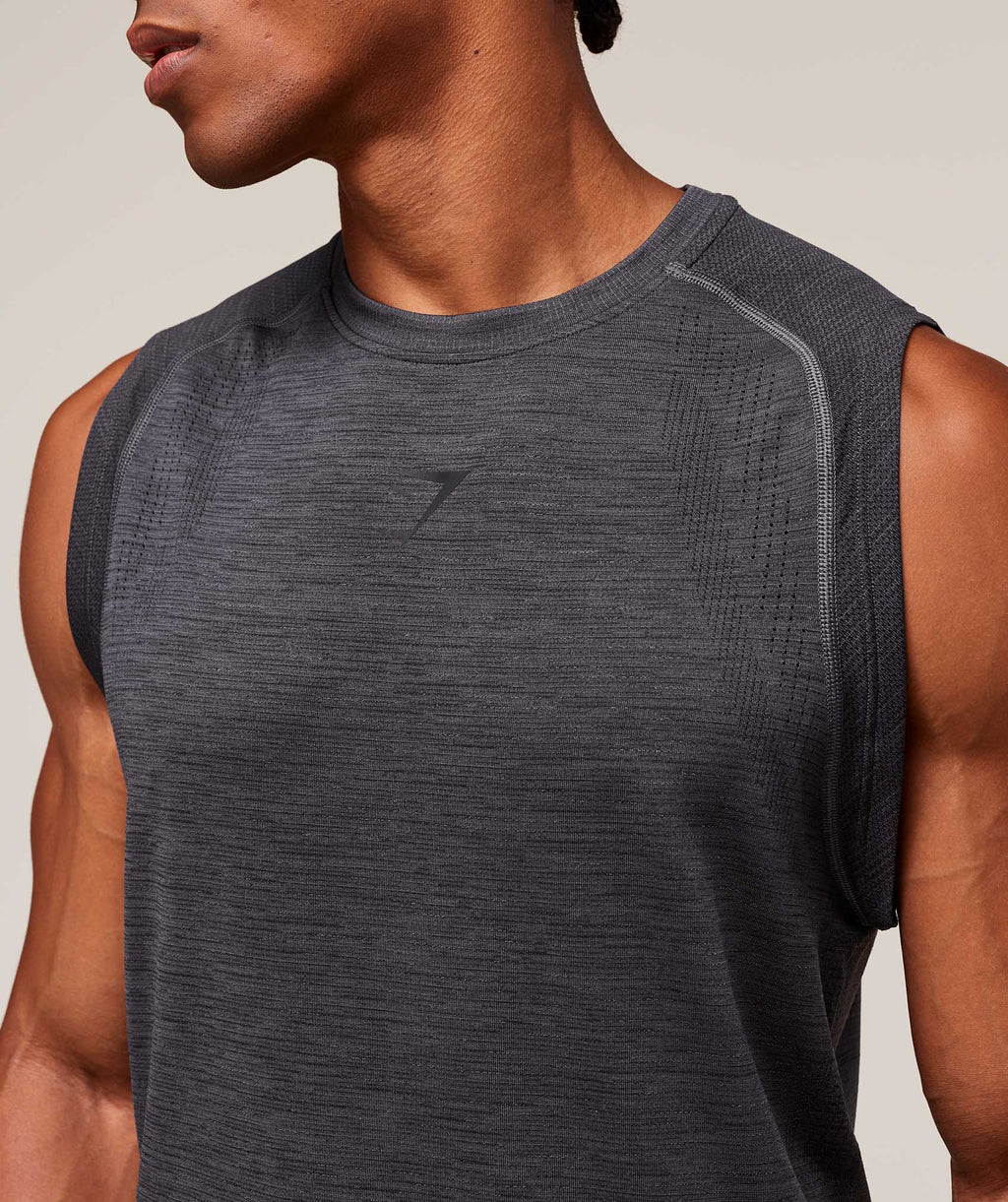 Versatile Seamless Tank - Dark Grey/Black — imagem 4