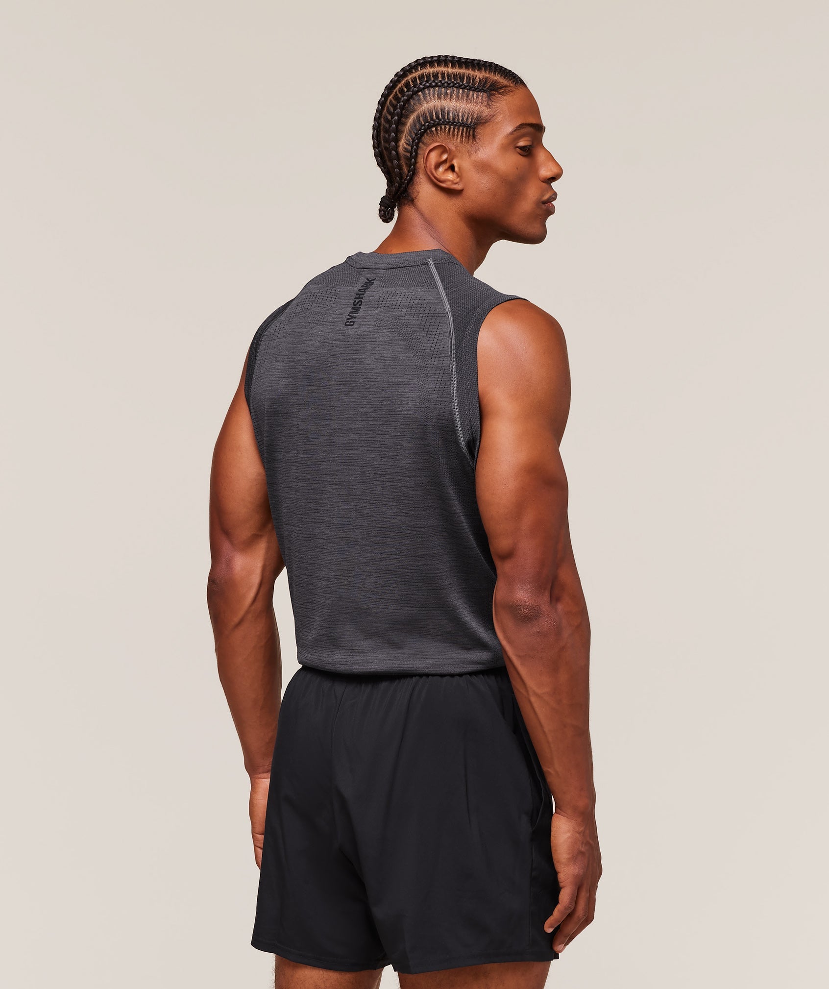 Versatile Seamless Tank - Dark Grey/Black — imagem 2