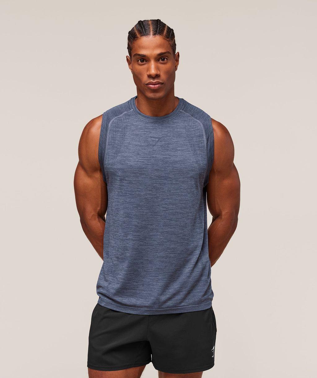 Versatile Seamless Tank - Iron Blue/Navy — imagem 6