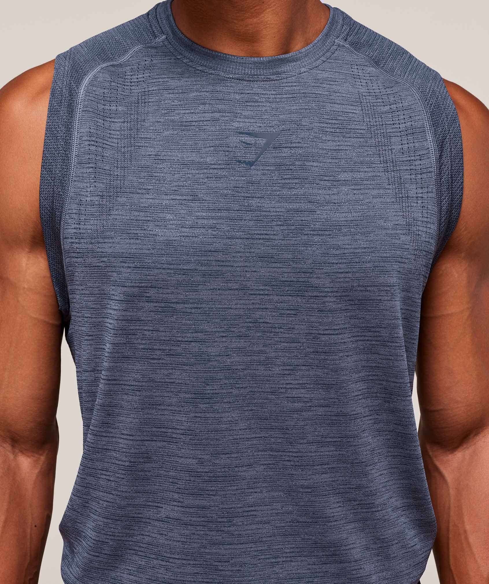 Versatile Seamless Tank - Iron Blue/Navy — imagem 4