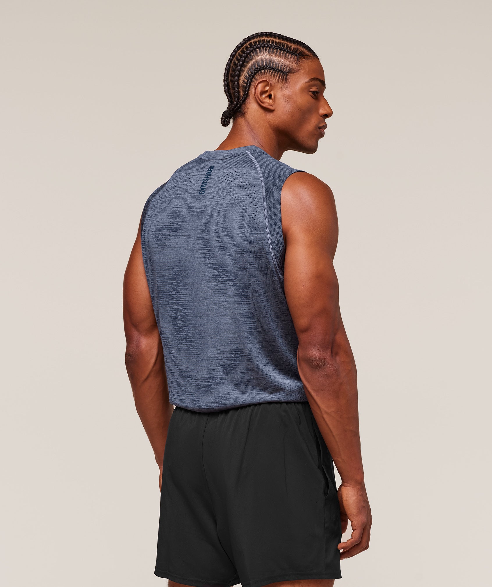 Versatile Seamless Tank - Iron Blue/Navy — imagem 2