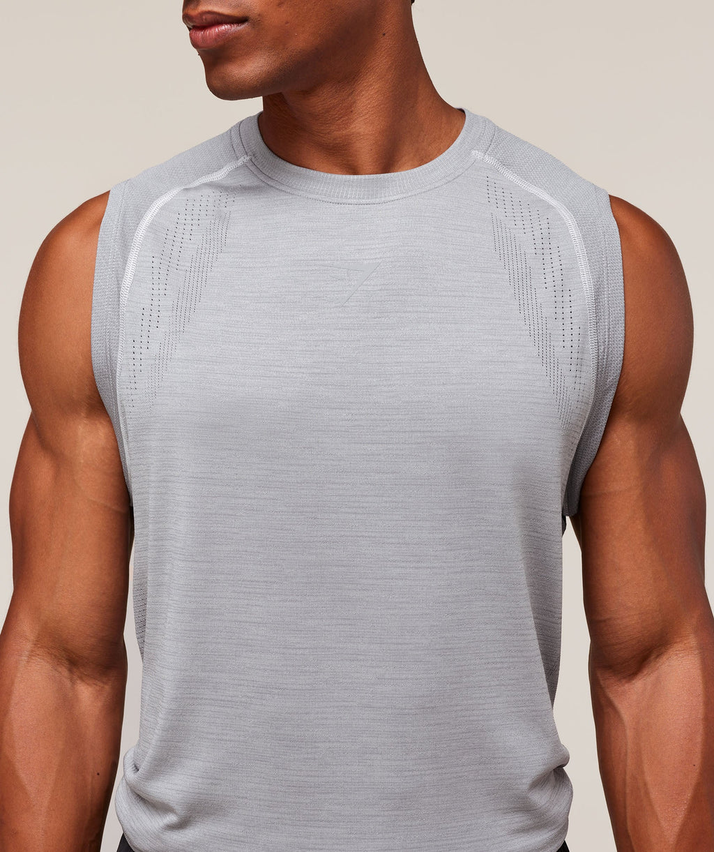 Versatile Seamless Tank - Light Grey/Smokey Grey — imagem 4