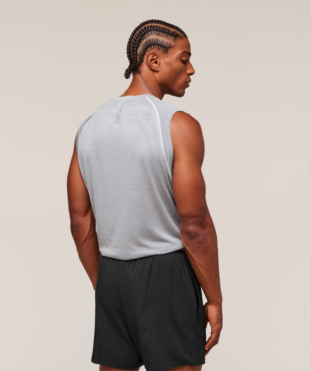 Versatile Seamless Tank - Light Grey/Smokey Grey — imagem 2