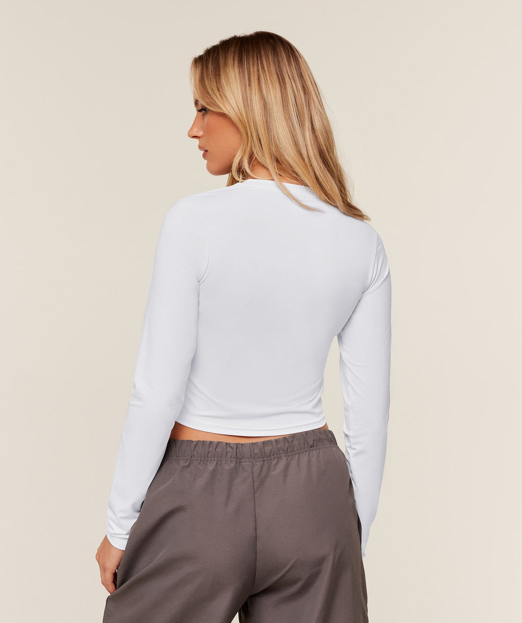 Training Midi Long Sleeve Top - GS White — imagem 2