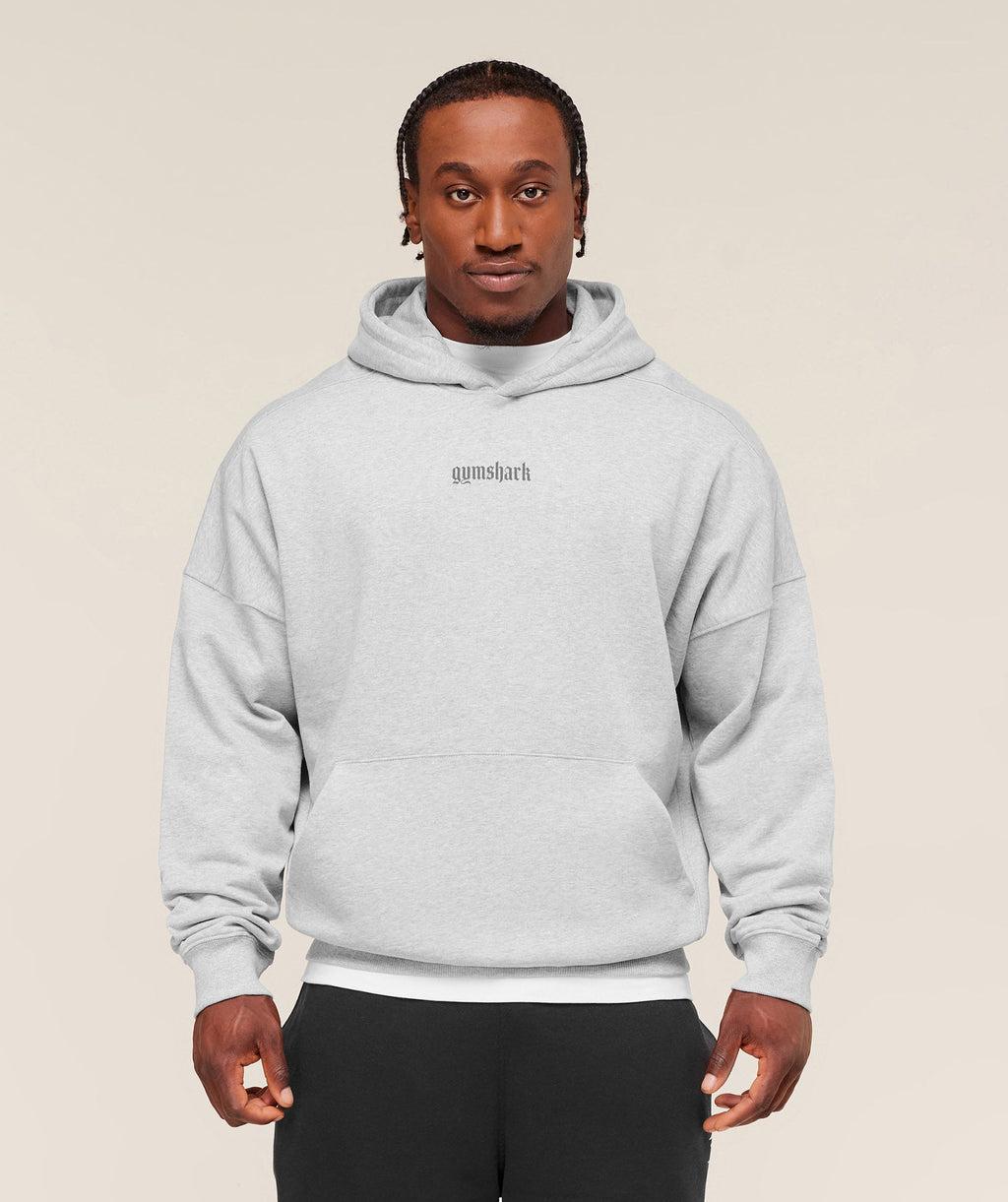 Olde English Hoodie - Soft Grey Marl — imagem 1