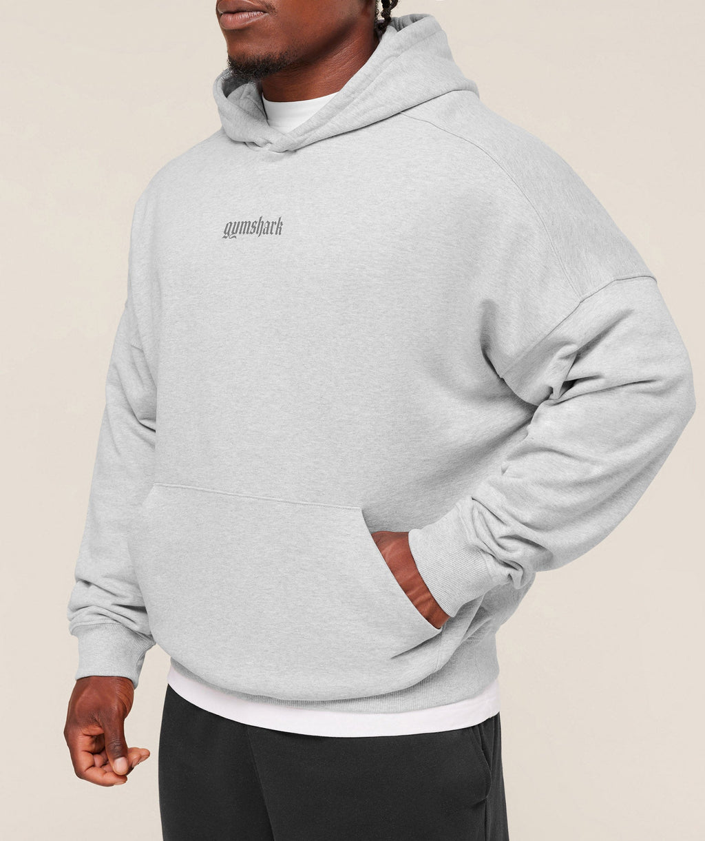 Olde English Hoodie - Soft Grey Marl — imagem 3