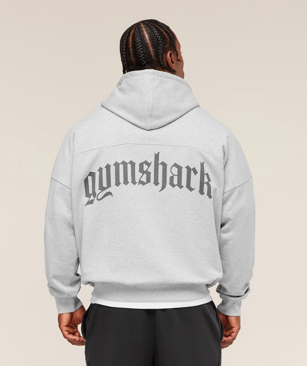 Olde English Hoodie - Soft Grey Marl — imagem 2