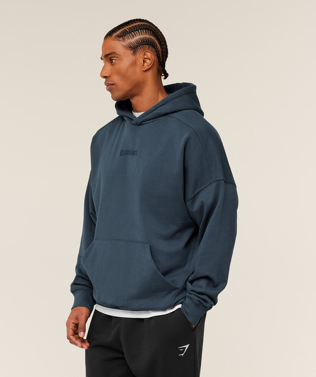 Olde English Hoodie - GS Stealth Blue — imagem 3