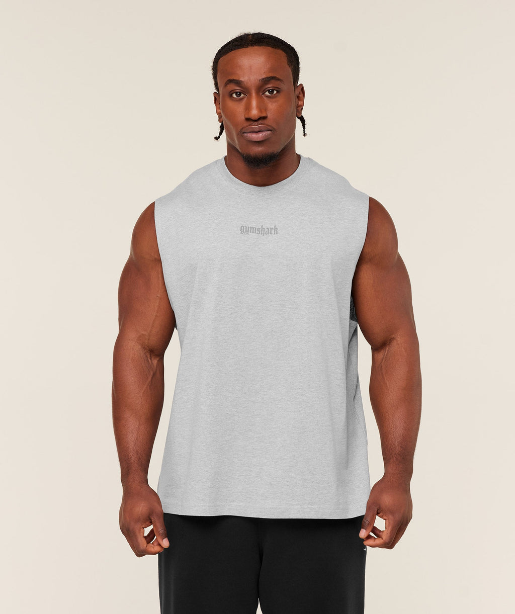 Olde English Tank - Bros Soft Grey Marl — imagem 4