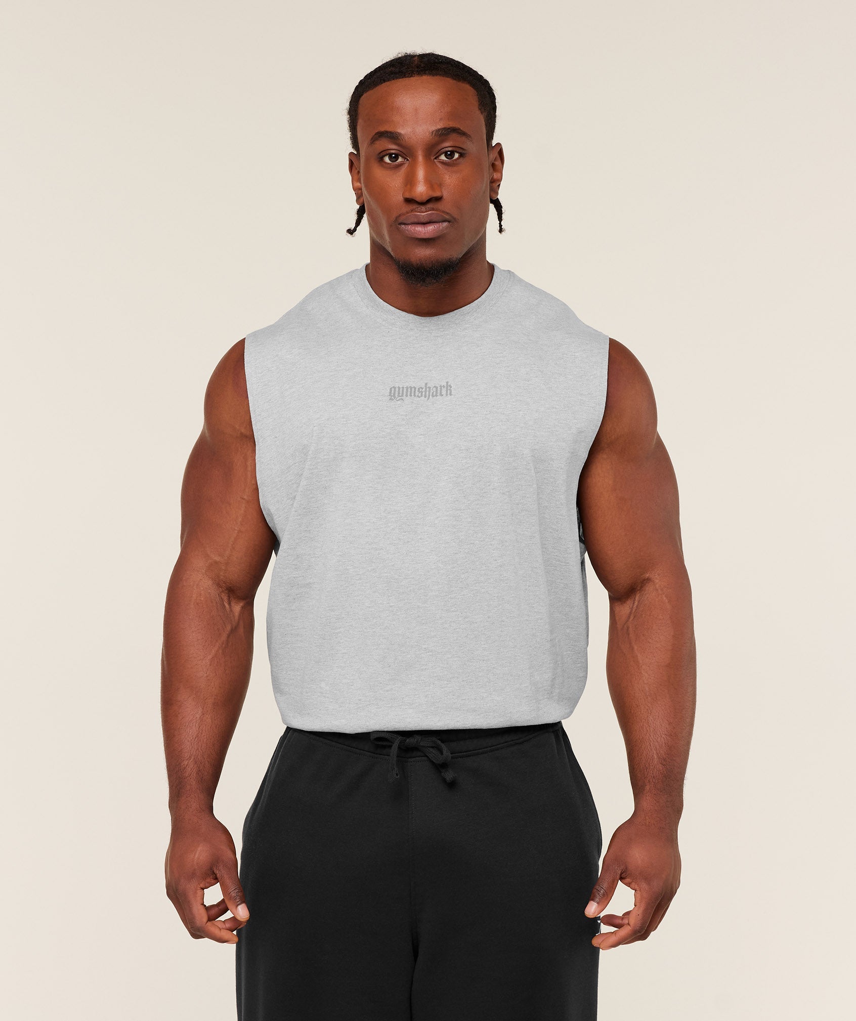 Olde English Tank - Bros Soft Grey Marl — imagem 1