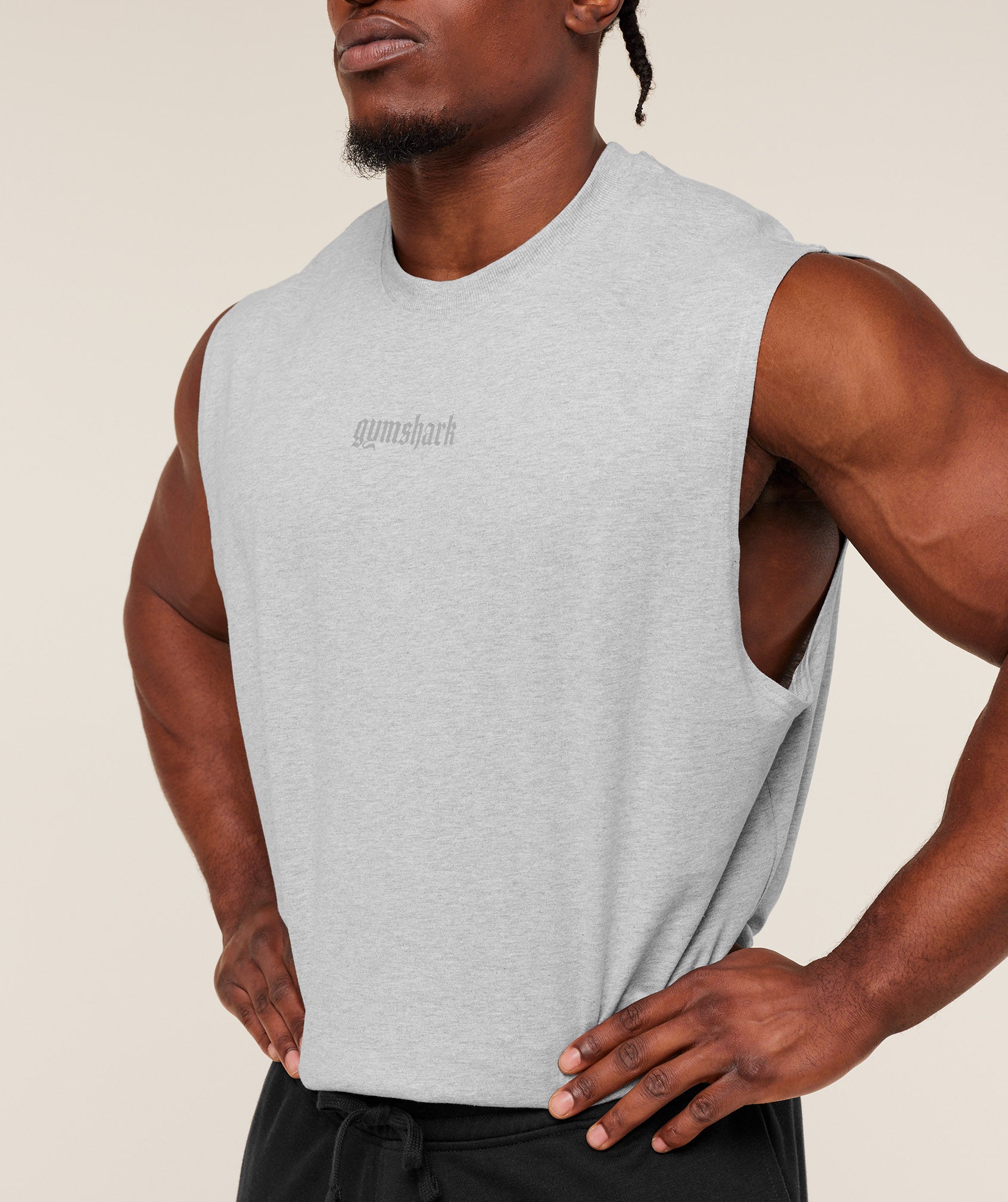 Olde English Tank - Bros Soft Grey Marl — imagem 5