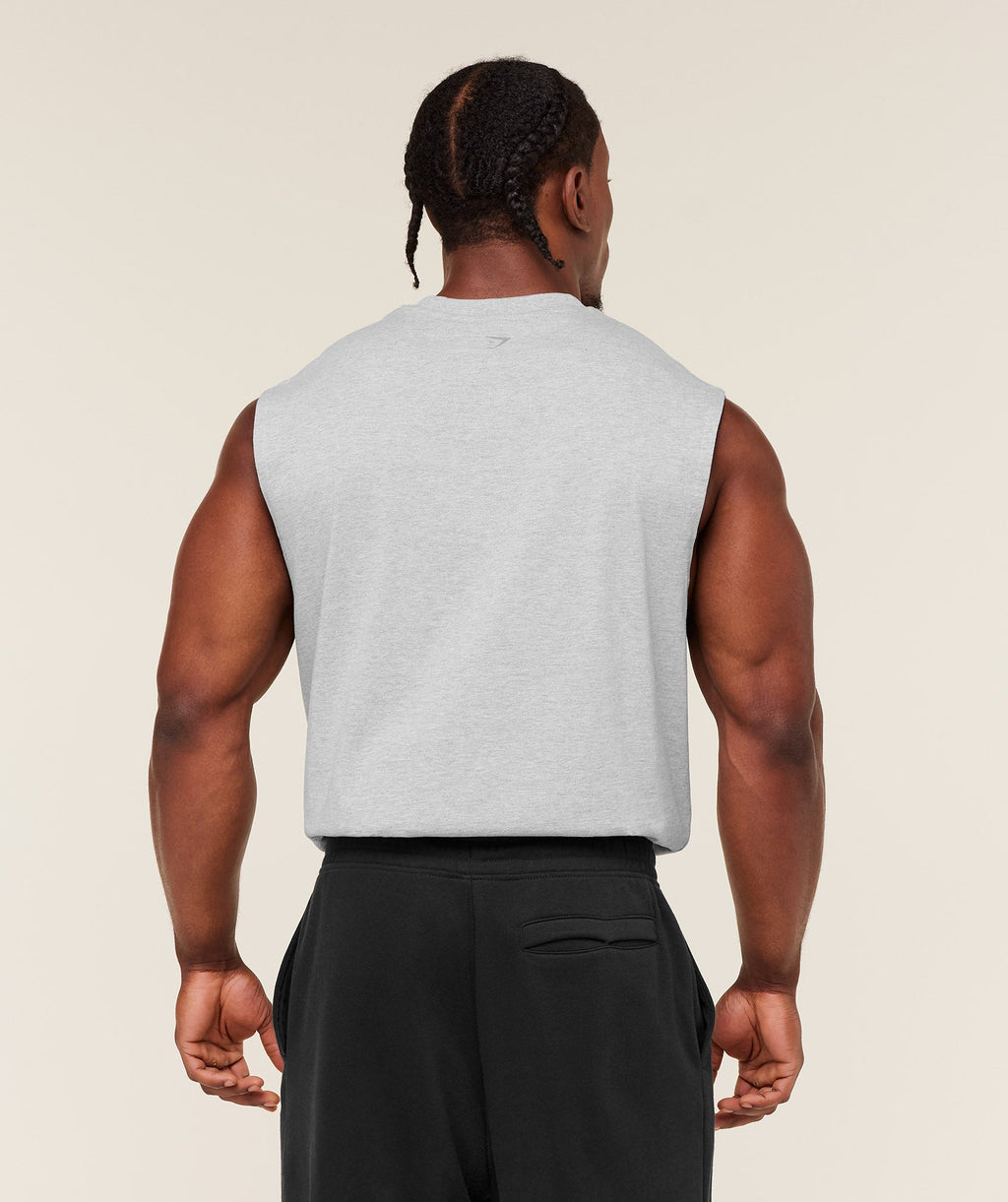 Olde English Tank - Bros Soft Grey Marl — imagem 2