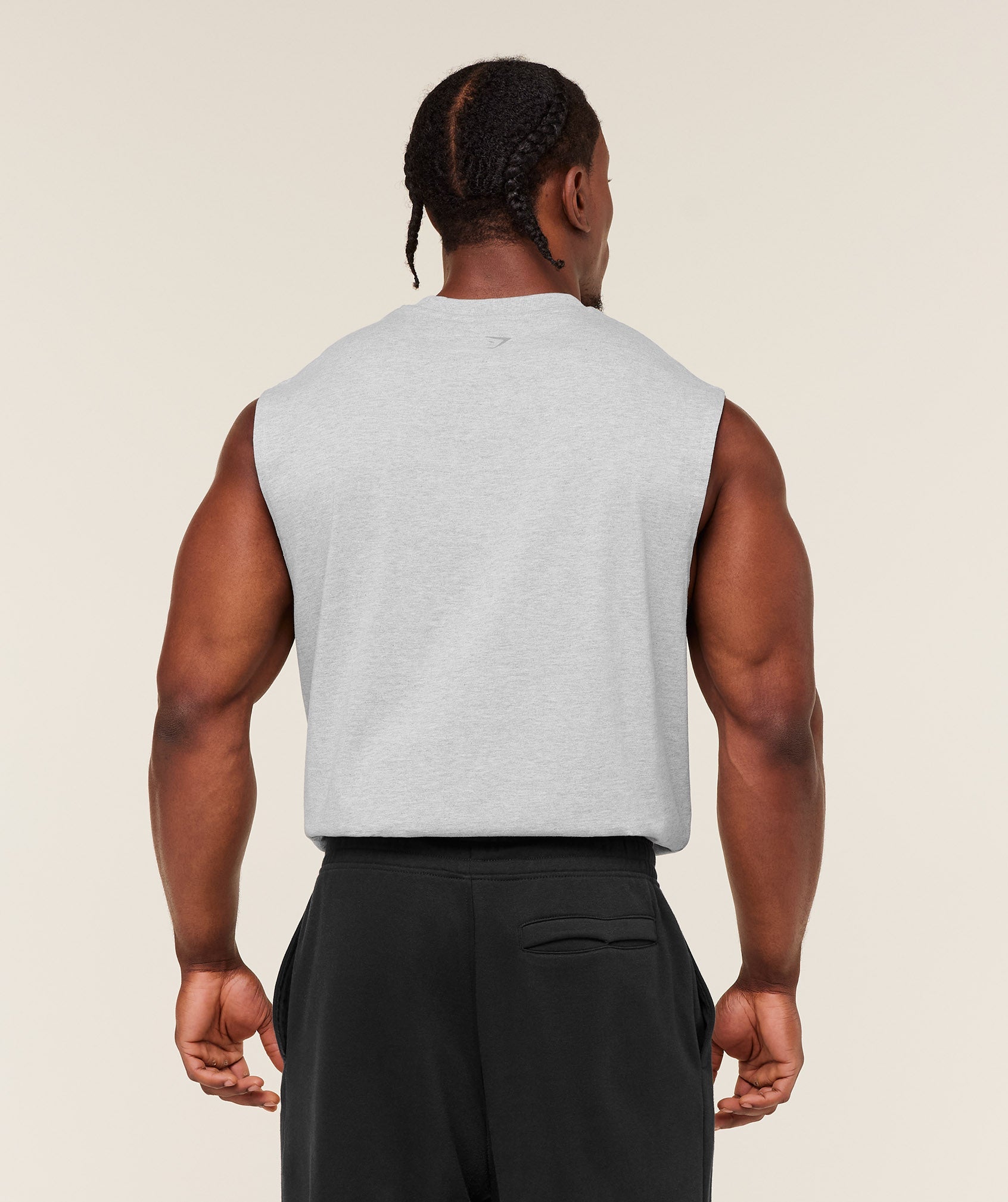 Olde English Tank - Bros Soft Grey Marl — imagem 2