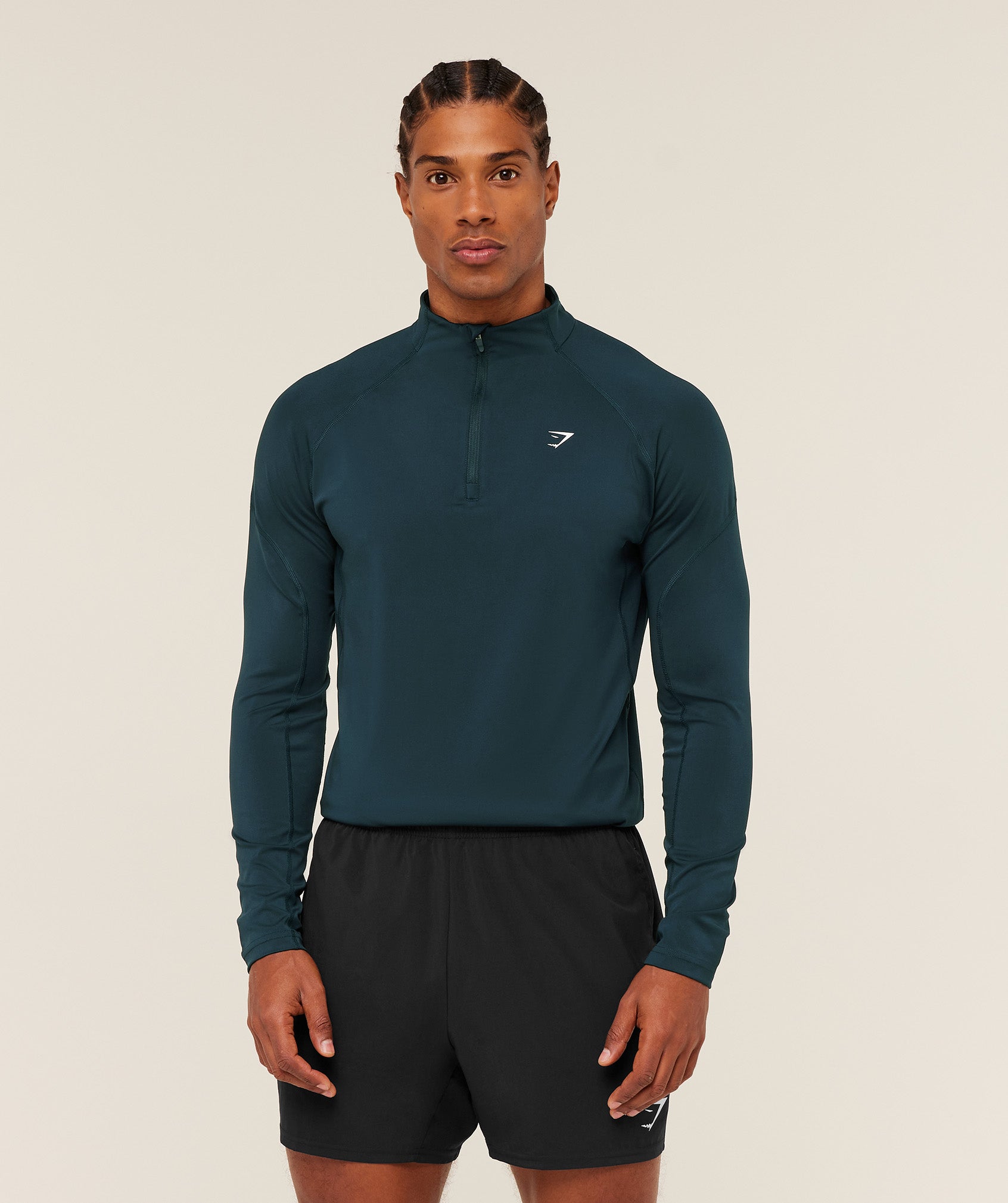 Performance 1/4 Zip - Deep Petrol Blue — imagem 1