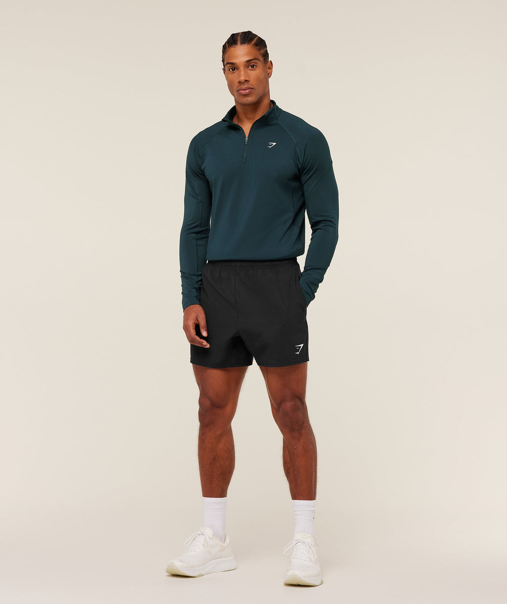 Performance 1/4 Zip - Deep Petrol Blue — imagem 4
