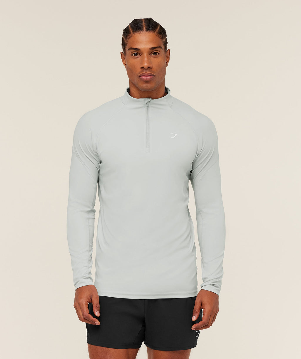 Performance 1/4 Zip - Light Grey — imagem 6