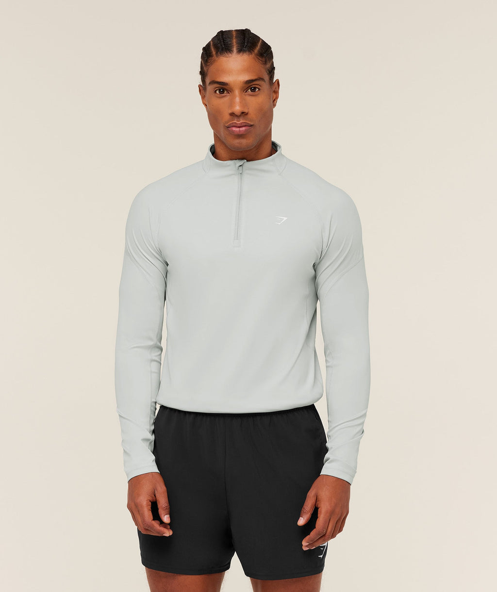 Performance 1/4 Zip - Light Grey — imagem 1