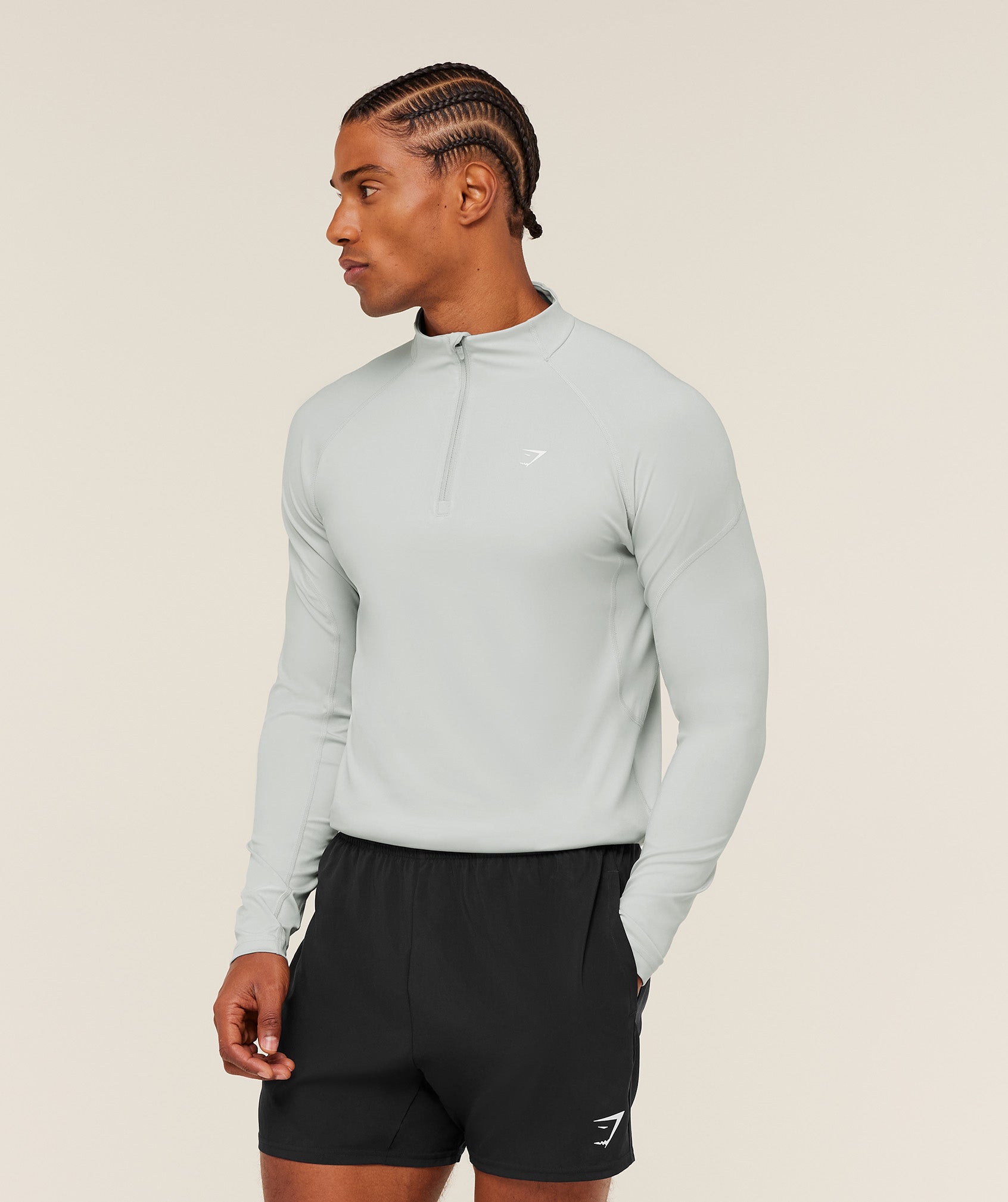 Performance 1/4 Zip - Light Grey — imagem 3