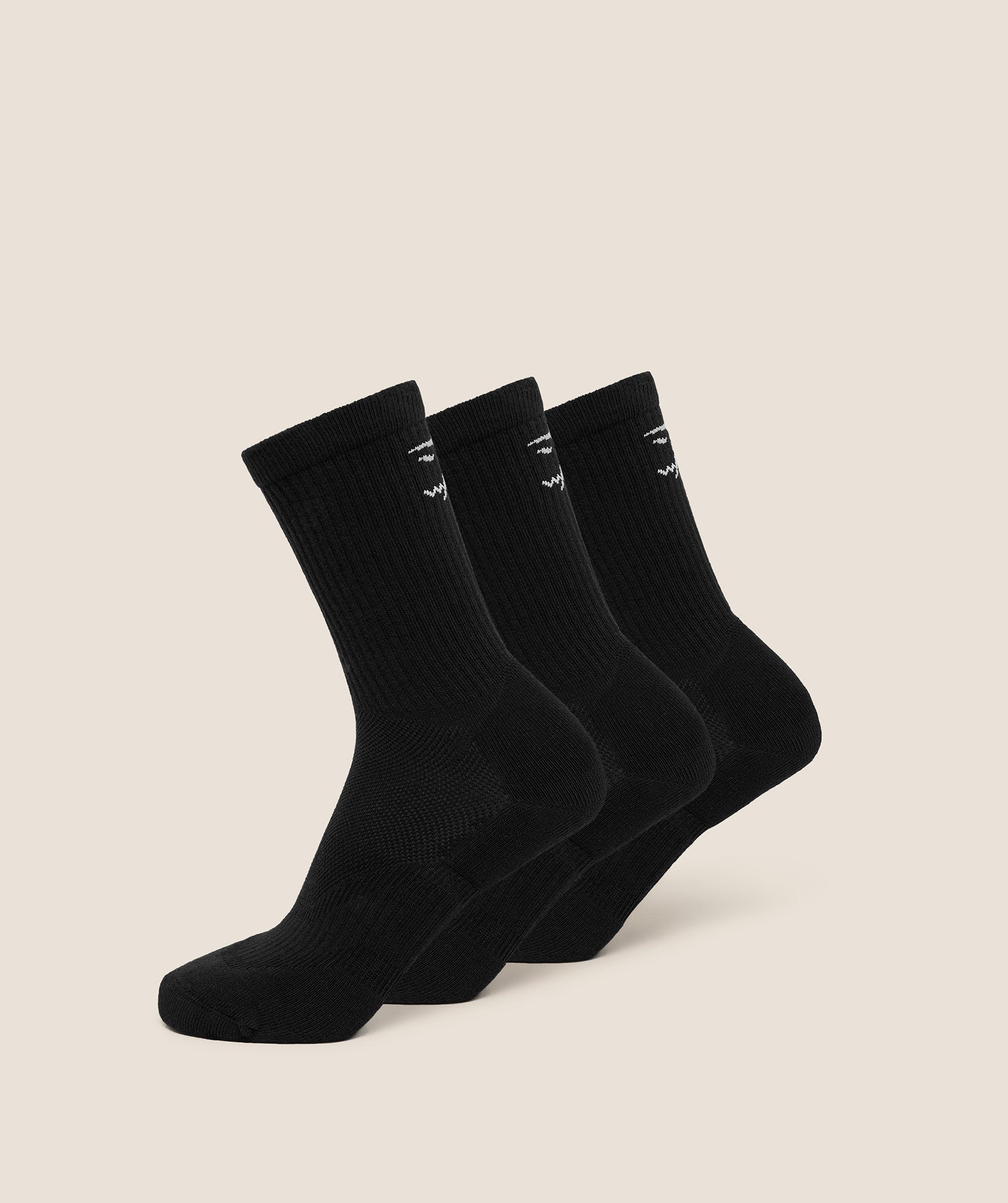 Performance Crew Socks 3pk - GS Black — imagem 1