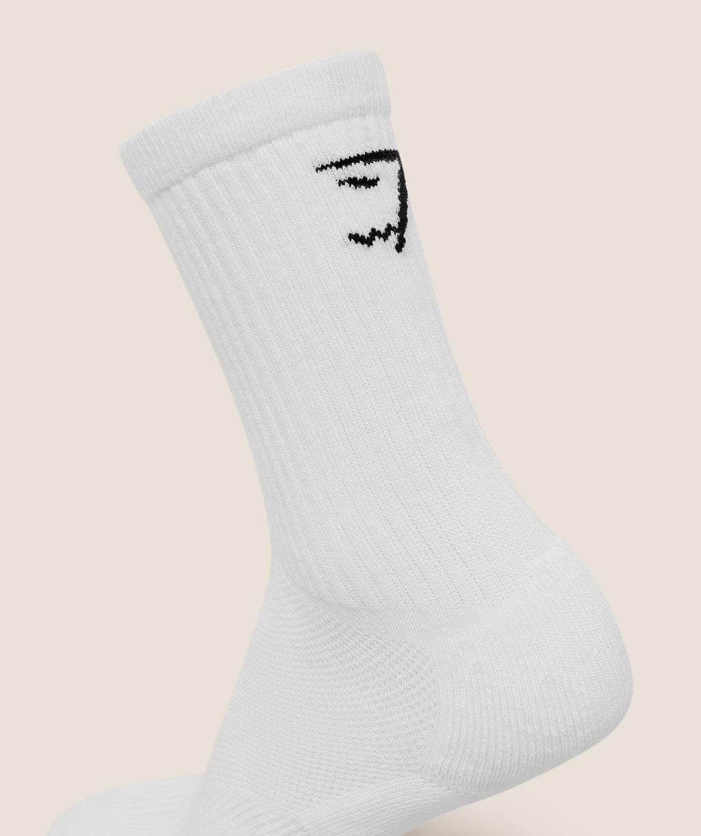 Performance Crew Socks 3pk - GS White — imagem 2