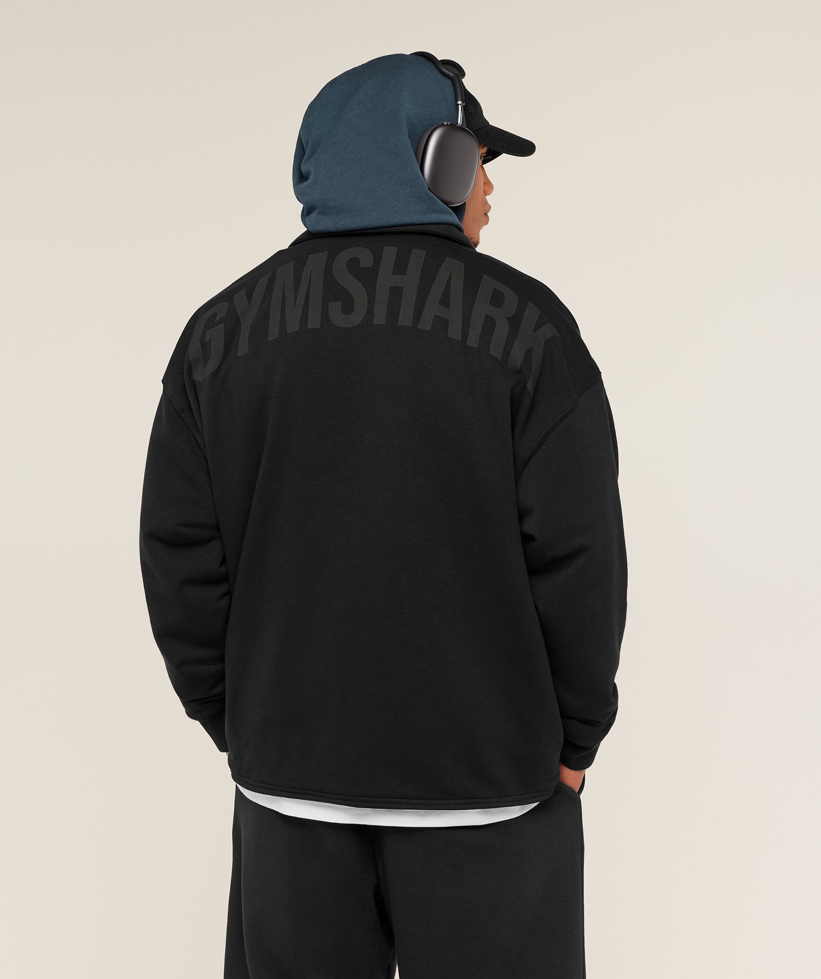 Power Coach Jacket - GS Black/GS Asphalt Grey — imagem 2
