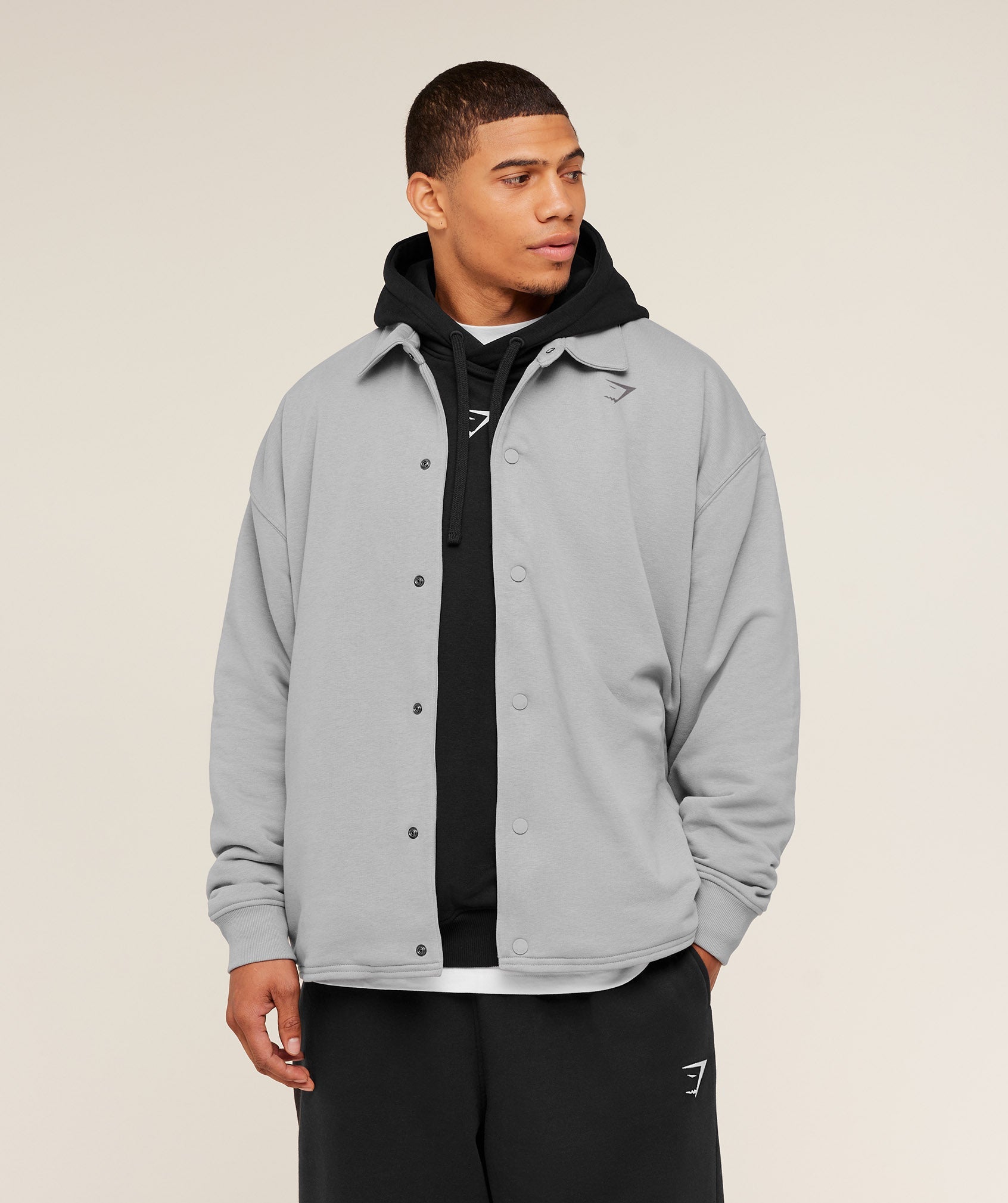 Power Coach Jacket - Smokey Grey — imagem 1
