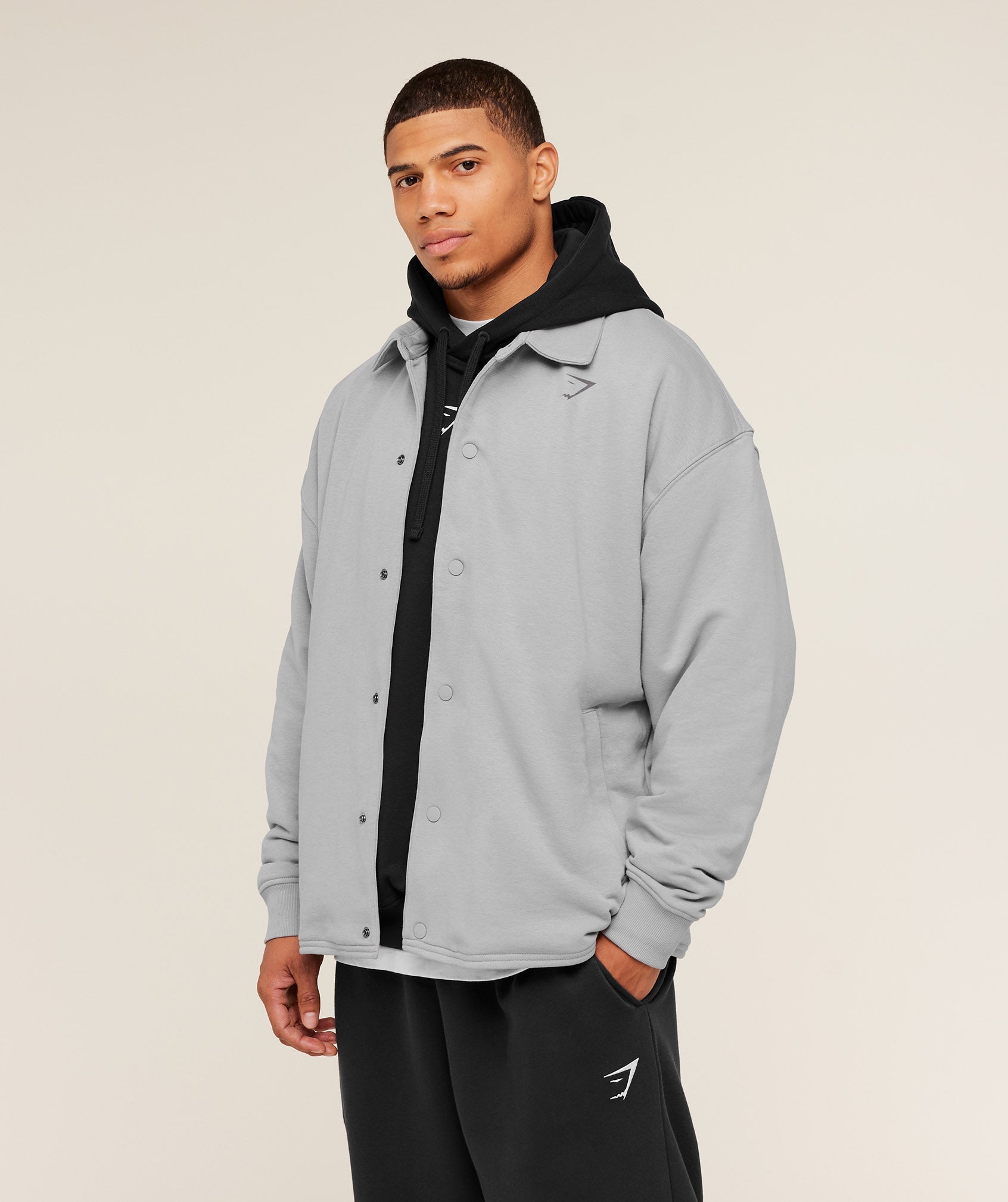 Power Coach Jacket - Smokey Grey — imagem 3