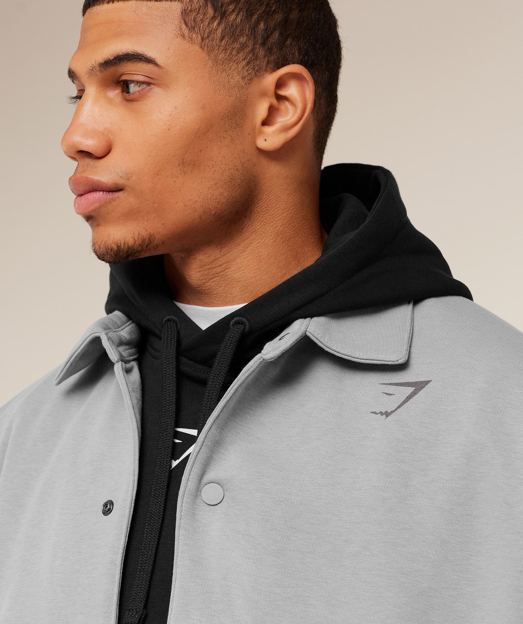 Power Coach Jacket - Smokey Grey — imagem 4